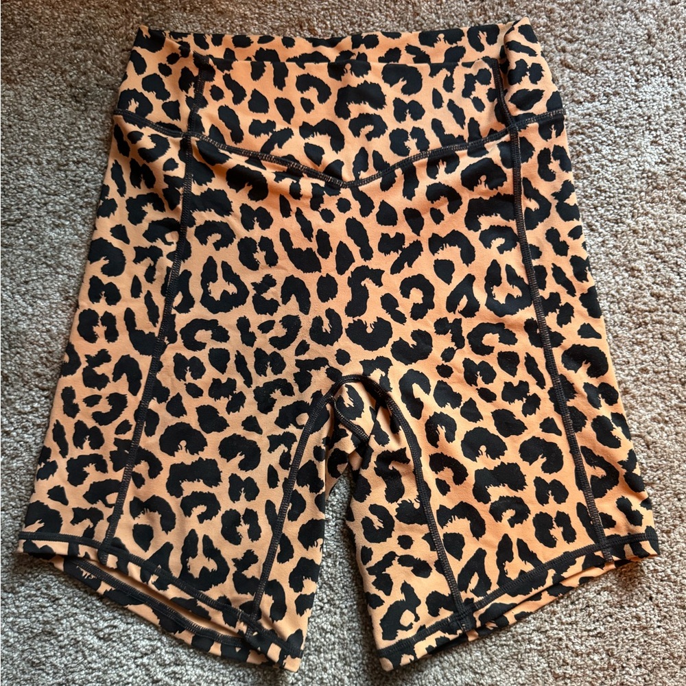 Balance Athletica Vitality Biker Shorts - Cheetah